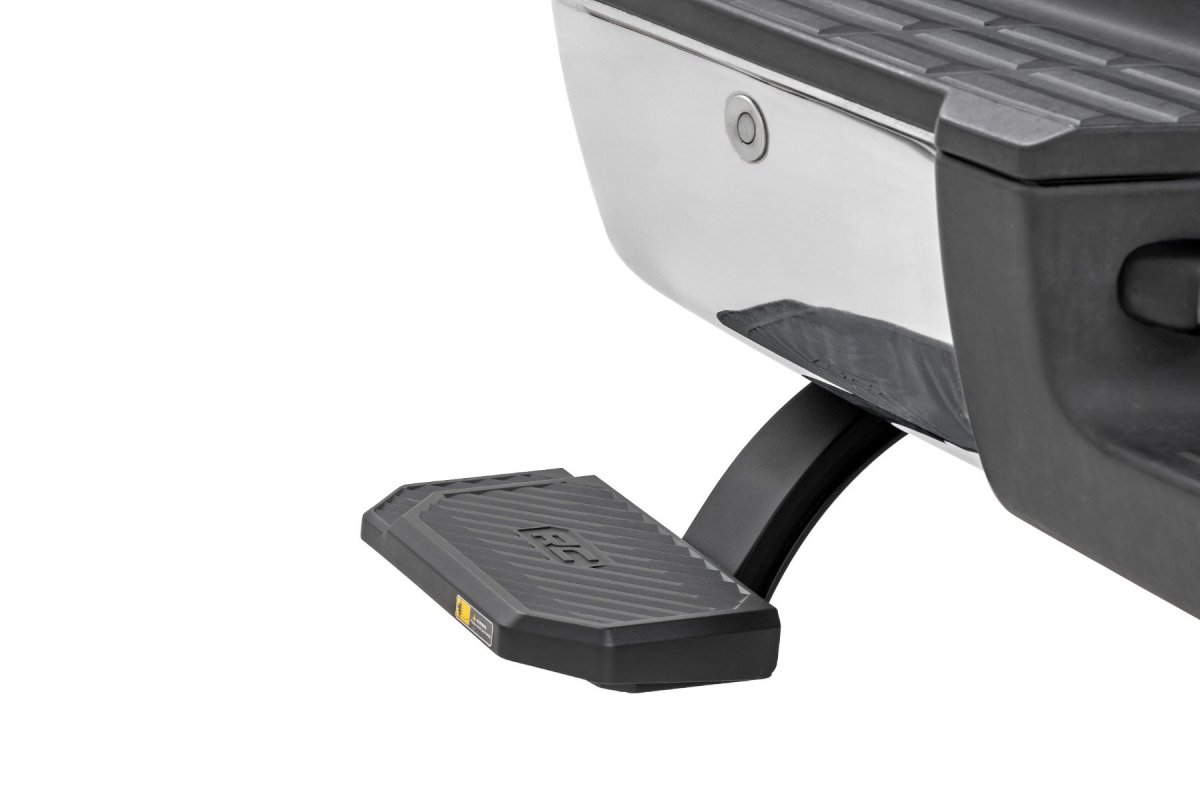 Chevrolet Silverado 2500HD Retractable Bed Step - Rough Country - Manual Pull, 5-Inch Drop - '11-'14